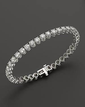 Certified Diamond Tennis Bracelet In 14k White Gold, 8.0 Ct. T.w. - 100% Exclusive