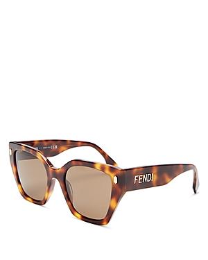 Fendi Women's Polarized Square Sunglasses, 54mm