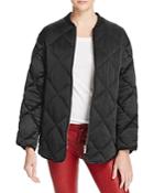 Sandro Factory Quilted Silk Bomber Jacket - 100% Bloomingdale's Exclusive
