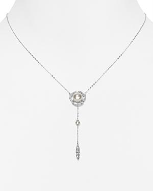 Nadri Rosaline Simulated Pearl Y Necklace, 16