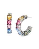 Kurt Geiger London Rainbow Hoop Earrings