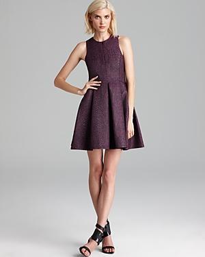 Tibi Dress - Cobra Jacquard Sleeveless