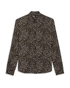 The Kooples Silk Leopard Shirt