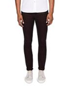 Ted Baker Neopok Straight Fit Hybrid Jeans In Dark Red