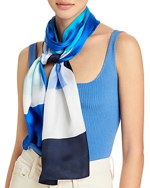 Echo Colorfield Oblong Silk Scarf