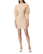 Herve Leger Shadow Stripe Cutout Mini Dress