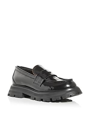 Alexander Mcqueen Women's Wander Platform Penny Loafers