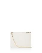 Whistles Rivington Shiny Croc-embossed Leather Clutch