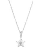 Bloomingdale's Diamond Star Pendant Necklace In 14k White Gold, 0.03 Ct. T.w. - 100% Exclusive