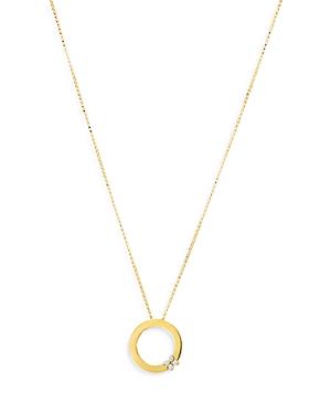 Roberto Coin 18k Yellow Gold Love In Verona Diamond Pendant Necklace, 18