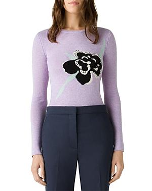 St. John Cashmere Intarsia Knit Sweater