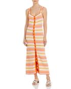 Solid & Striped Kimberly Striped Maxi Cover Up Dress