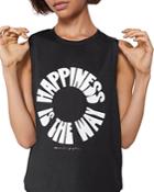 Spiritual Gangster Happiness Active Muscle Tank Top