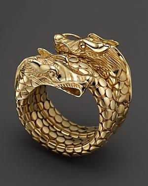 John Hardy Naga 18k Gold Coil Ring