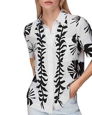 Whistles Seapod Print Bowling Shirt