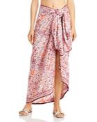 Poupette St. Barth Bonnie Printed Sarong
