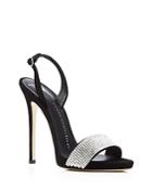 Giuseppe Zanotti Coline Embellished Slingback High Heel Sandals