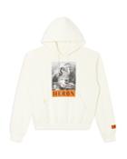 Heron Preston Black And White Graphic Hoodie