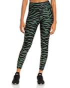 Aqua Athletic Zebra Print Knit Leggings - 100% Exclusive