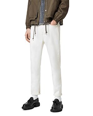 Allsaints Jack Straight Fit Jeans In Ecru