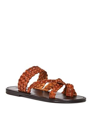 Yves Saint Laurent Women's Neil Slip On Braided Sandals