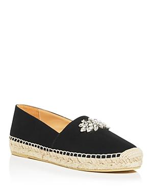 Miu Miu Women's Calzature Donna Crystal Espadrille Flats