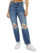 Good American Good Vintage Straight Ripped Jeans In Blue691