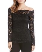 Karen Kane Lace Off-the-shoulder Top