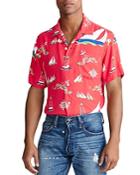 Polo Ralph Lauren Sailboat Camp Custom Fit Shirt