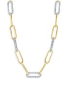 Bloomingdale's Diamond Paperclip Necklace In 14k Yellow Gold, 4.0 Ct. T.w. - 100% Exclusive