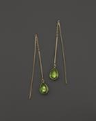 14k Yellow Gold And Peridot Earrings - 100% Exclusive
