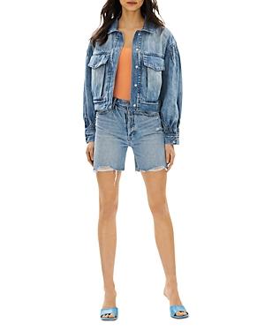 Blue Revival 90's Destructed Denim Shorts
