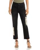 Hellessy Maya Patched Cigarette Jeans In Black