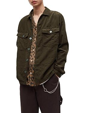 Allsaints Yokota Cotton Relaxed Camp Shirt