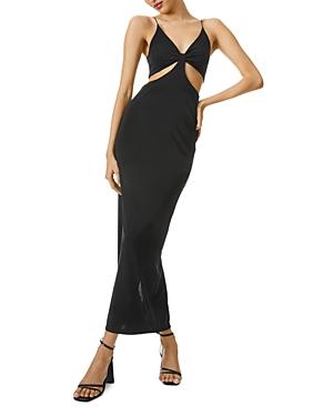 Alice And Olivia Havana Side Cutout Maxi Dress
