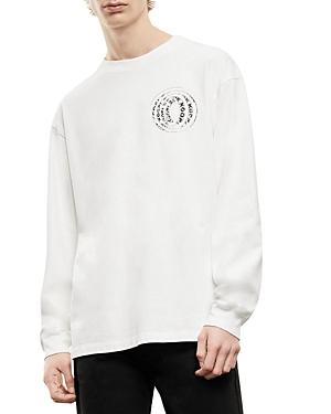 The Kooples Cotton Long Sleeve Logo Tee