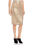 Donna Karan New York Sequined Midi Skirt