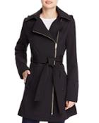 Via Spiga Asymmetric Front Belted Trench Coat