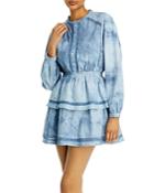 Aqua Smocked Waist Mini Dress - 100% Exclusive