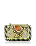 Stella Mccartney Snake Embossed Card Case