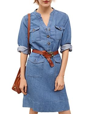 Gerard Darel Stelly Denim Shirt Dress