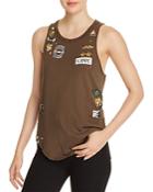 Chaser Distressed Military Graphic Muscle Tank