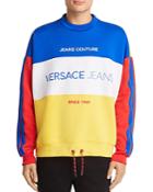 Versace Jeans Logo-print Color-block Sweatshirt