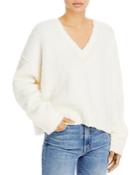 French Connection Kate Boucle V Neck Sweater