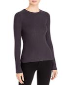 525 Narrow Ribbed Pullover Sweater