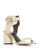 Rebecca Minkoff Women's Malina Too Croc-embossed High-heel Sandals