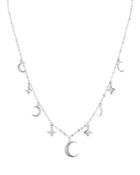 Nadri Lunar Multi-charm Necklace, 14