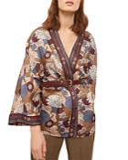Gerard Darel Agathe Floral Kimono Jacket