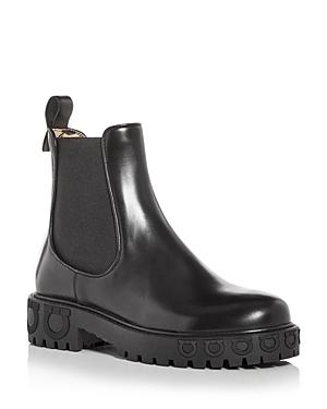 Salvatore Ferragamo Women's Varsi Block Heel Booties