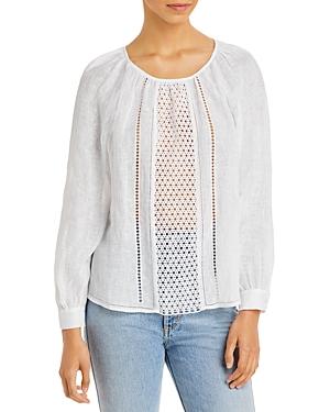 Rebecca Taylor Crochet Panel Top